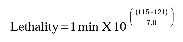 lethality equation 2